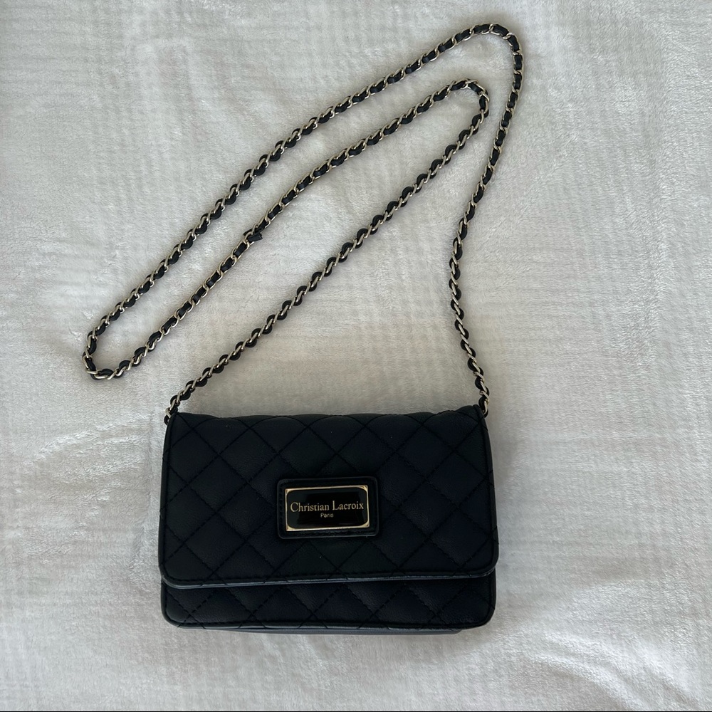 Christian Lacroix Quilted Leather Crossbody